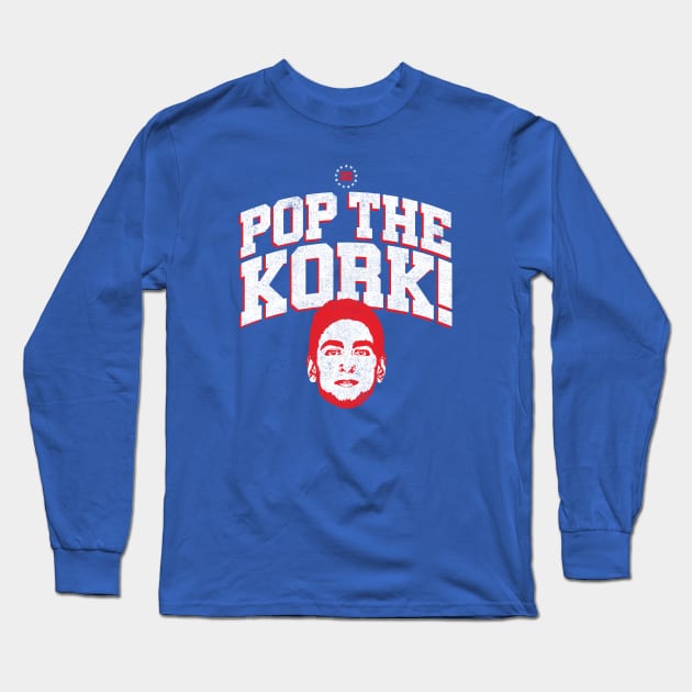 Pop the Kork! Long Sleeve T-Shirt by huckblade